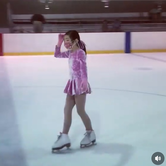 Pink Ice Skating Dress - Picture 7 of 7